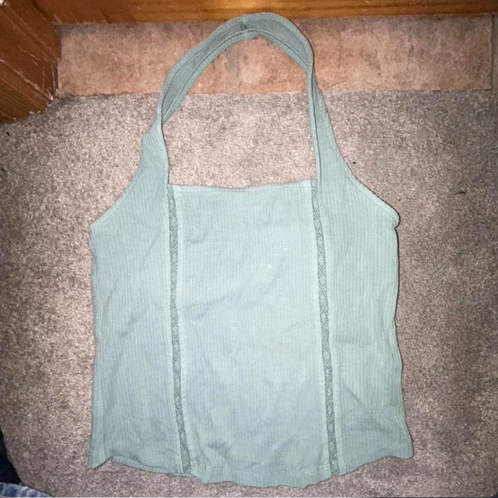 Green Halter Top